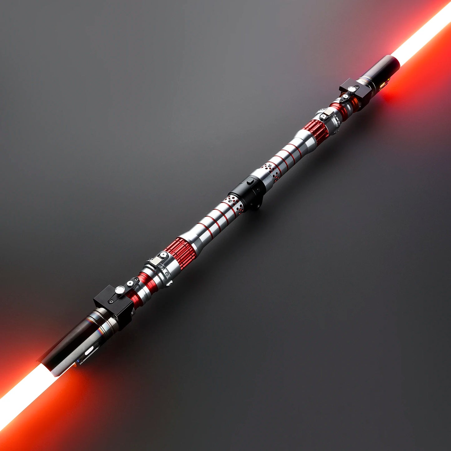 LGT Saberstudio Dark Rey lightsaber Metal Hilt Force Heavy Dueling Infinite Color Changing Sensitive Smooth Swing Motion Control