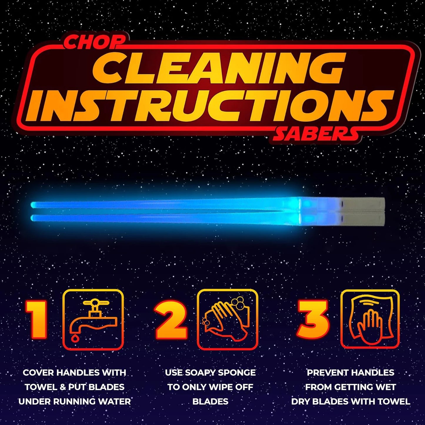 Lightsaber Chopsticks