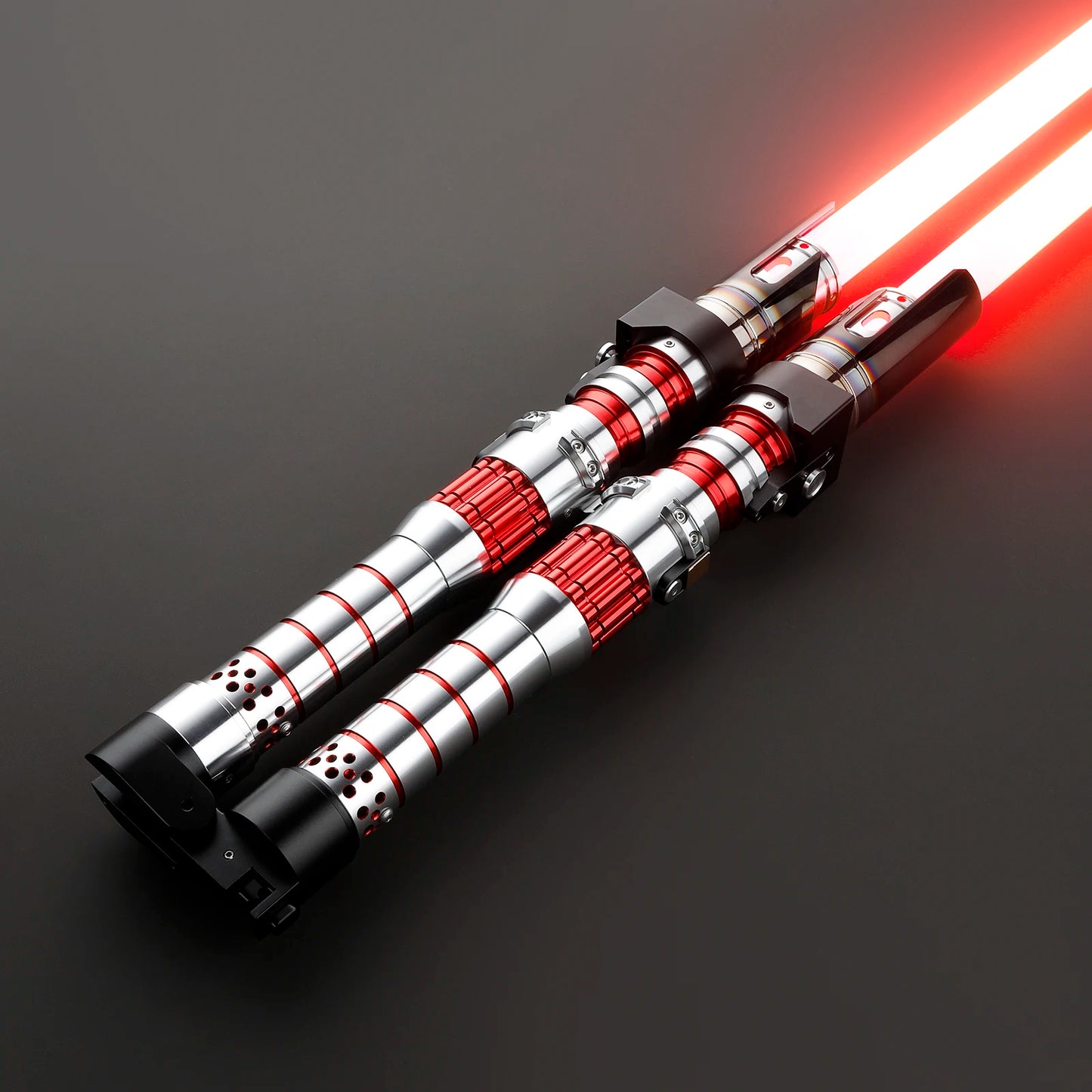 LGT Saberstudio Dark Rey lightsaber Metal Hilt Force Heavy Dueling Infinite Color Changing Sensitive Smooth Swing Motion Control