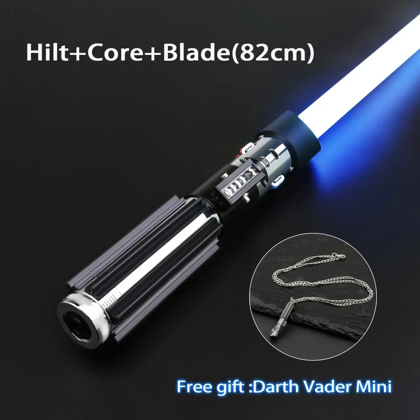 TXQSABER Darth Vader Neo Pixel Lightsaber Force Heavy Dueling Motion Control Smooth Swing Light Saber Infinite Color Changing