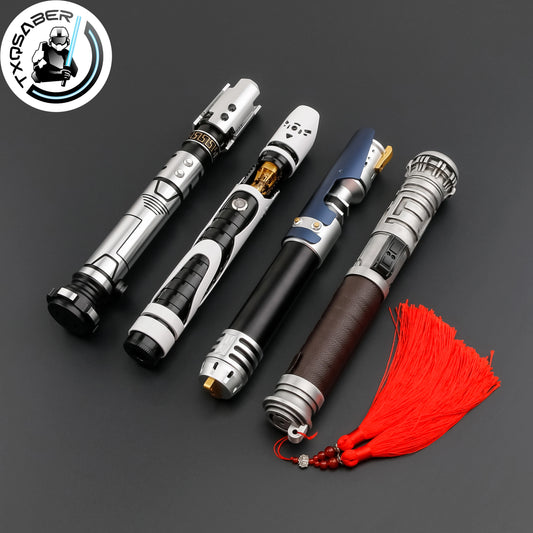TXQSABER Lightsaber Designed Series Jedi Heavy Dueling Empty Metal Hilt Light Saber Parts Lasersword for Adult Cosplay Toys