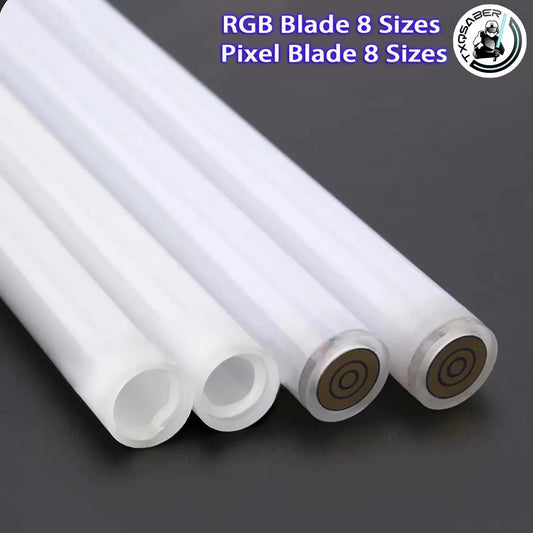 TXQSABER RGB and Pixel Blade 16types 1inch 7/8 incn 3mm 82cm/92cm High Quality PC Blade For TXQ Brand Metal Hilt for Dueling