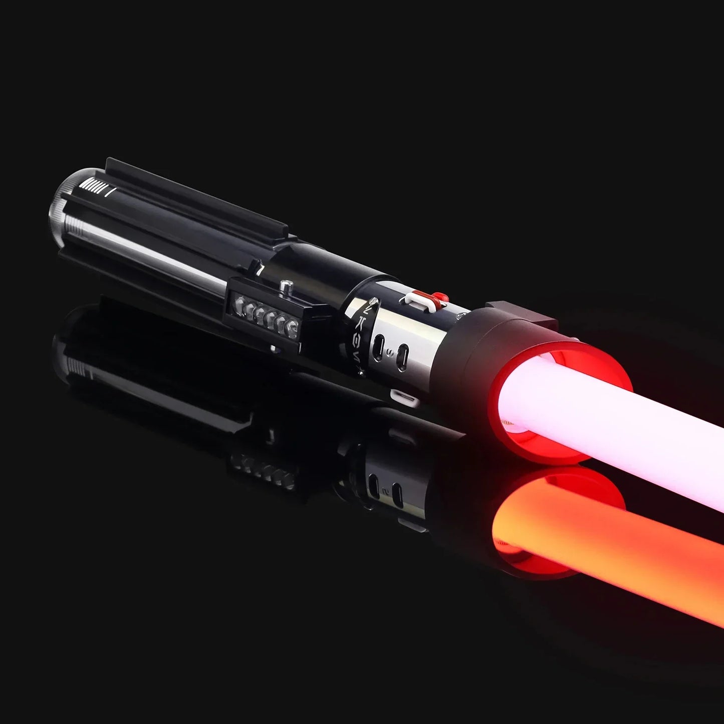 TXQSABER Darth Vader Neo Pixel Lightsaber Force Heavy Dueling Motion Control Smooth Swing Light Saber Infinite Color Changing