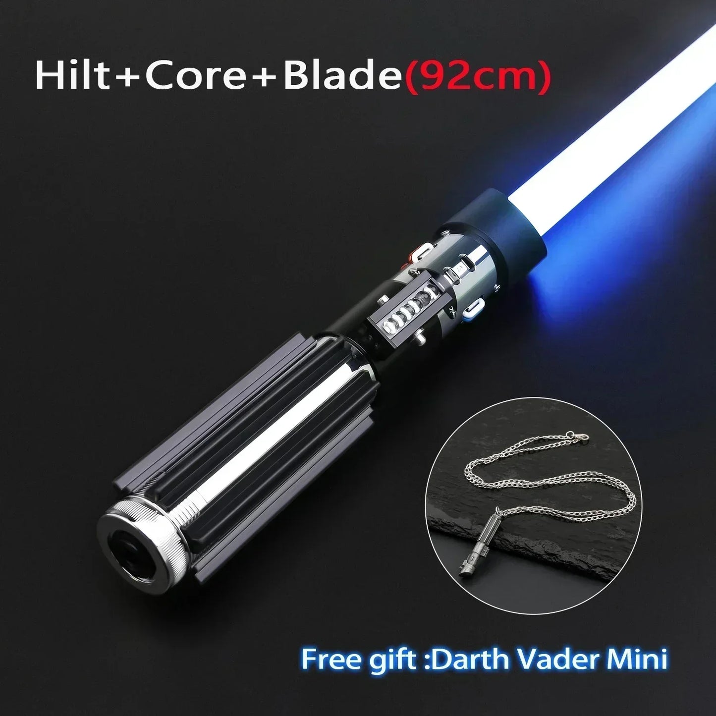 TXQSABER Darth Vader Neo Pixel Lightsaber Force Heavy Dueling Motion Control Smooth Swing Light Saber Infinite Color Changing